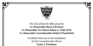 New Elected BH City Councilmembers To Be Installed