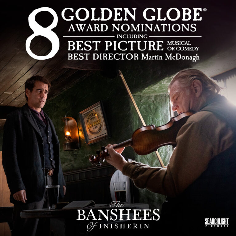 “The Banshees Of Inisherin” Leads Golden Globe Nominations