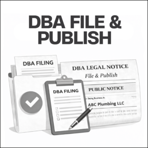 DBA File & Publish