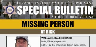 LASD Needs The Public’s Help To Locate Dale Edward Wallace
