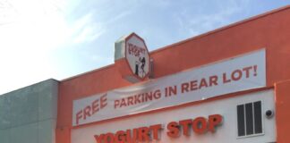 Vandal Shatters Window At Yogurt Stop