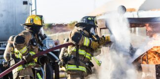 Two People Rescued From Burning Structure