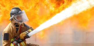 LAFD Battles Two-Story Hollywood Fire