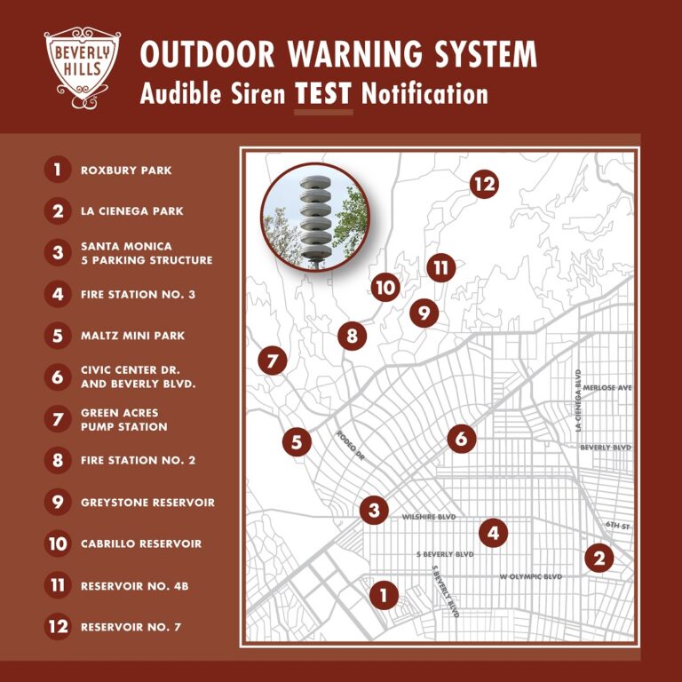 BH Outdoor Siren Testing System Dates Announced