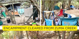 Encampment Removed From Zuma Creek