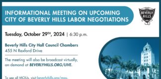 City Holding Informational Meeting On Upcoming Labor Negotiating