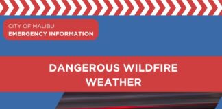 City Of Malibu Warns Of Dangerous Wildfire Weather Dangerous Wildfire Weather