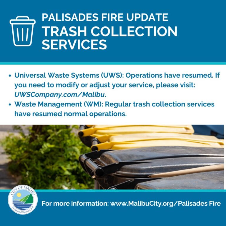 Trash Collection Services Update