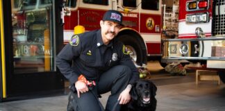 SMFD Adds Roger, The Support Dog To Its Team