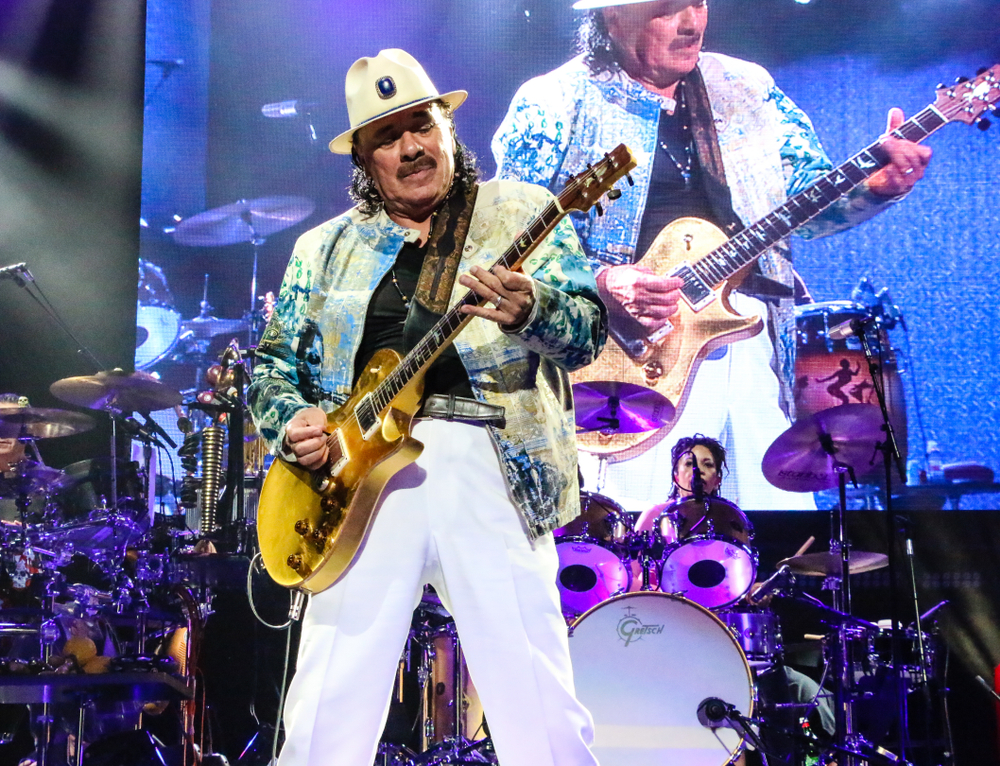 Kansas,City,,Missouri,-,July,11,,2019:,Carlos,Santana,Performs
