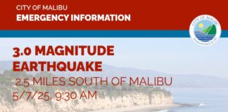 3.0 Magnitude Earthquake Reported South Of Malibu