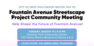 Fountain Avenue Streetscape Project Community Meeting