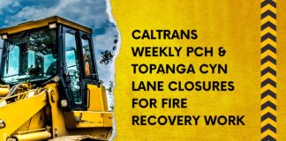 Caltrans Weekly Palisades Fire And Emergency Work Lane Closures