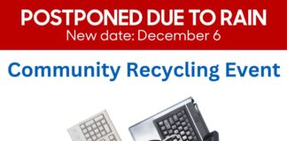 Community Recycling Event Taking Place December 6