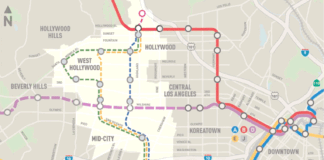 San Vicente–Fairfax Route For Metro’s K Line Northern Extension In WeHo