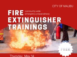 Malibu To Offer Free Fire Extinguisher Trainings
