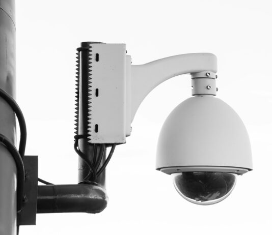 Mobile Surveillance Unit Being Installed In Studio City