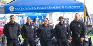 Santa Monica Police Department Represents At CHP Statewide Explorer Competition