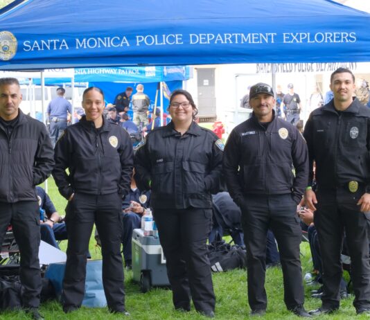 Santa Monica Police Department Represents At CHP Statewide Explorer Competition