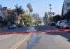 Doheny Drive At Phyllis Avenue Closed Due To Sink Hole