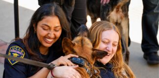 UCLA PD Hosts Cupcakes With K9s Event