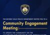 BHPD Hosting Community Engagement Meeting