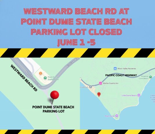 Malibu Announces Road Closure At Point Dume Beach