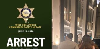 West Hollywood Deputies Arrest Suspect After Vehicle Pursuit