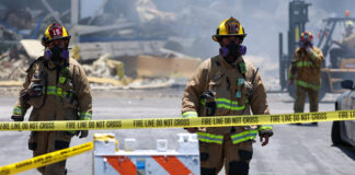 Boyle Heights Burns For Six Days Straight Fire Blue collar