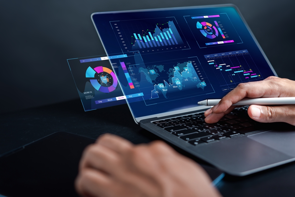 Analyst,Working,In,Business,Analytics,And,Data,Management,System,To