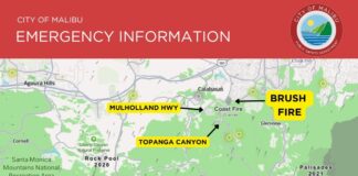 Brush Fire Erupts Near Mulholland Hwy, Old Topanga Canyon Road