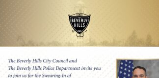 Beverly Hills Swearing-In Chief Of Police Max Subin