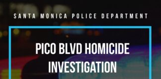 SMPD Investigates Homicide At Pico Boulevard