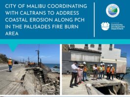 Coastal Erosion Along PCH In City Of Malibu