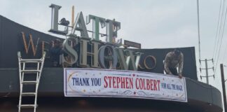 WeHo Bistro Now Home To The Late Show Sign