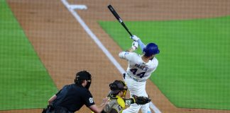 Dodgers Advance To NLCS MLB Baseball Batting
