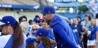 Dodgers Open Playoffs Against Braves MLB Dodgers Baseball