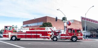 Crews Battle Major Apartment Fire In Beverly Hills